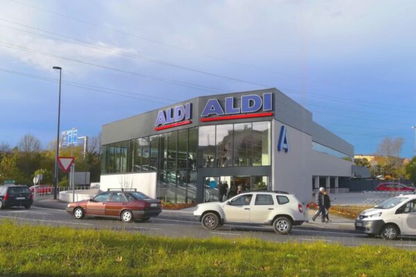 Dinámica Construcción lleva a cabo la construcción del nuevo supermercado ALDI, ubicada en Oiartzun, Guipúzcoa